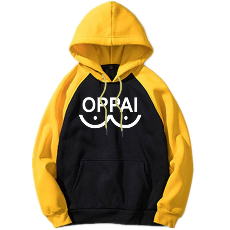 NEUE Anime One Punch man Saitama Oppai Hoodie Mit Kapuze Frauen Männer Sweatshirt Hoodie Cosplay Kostüm Neue Splice Hip Hop Pullover 2020