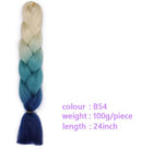 Black Star Hair Ombre Jumbo Braiding Hair Extensions 24 Inch Twist Braids Synthetic Hair Fiber for Twist Braiding for Women