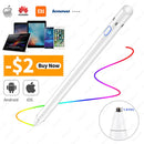 Tablet Touch Pencil For Stylus Apple iPad Pro 10.5 12.9 11 9.7 Air 2 3 Mini 5 4 Smart Active Pen For Stylus Huawei Xiaomi Lenovo
