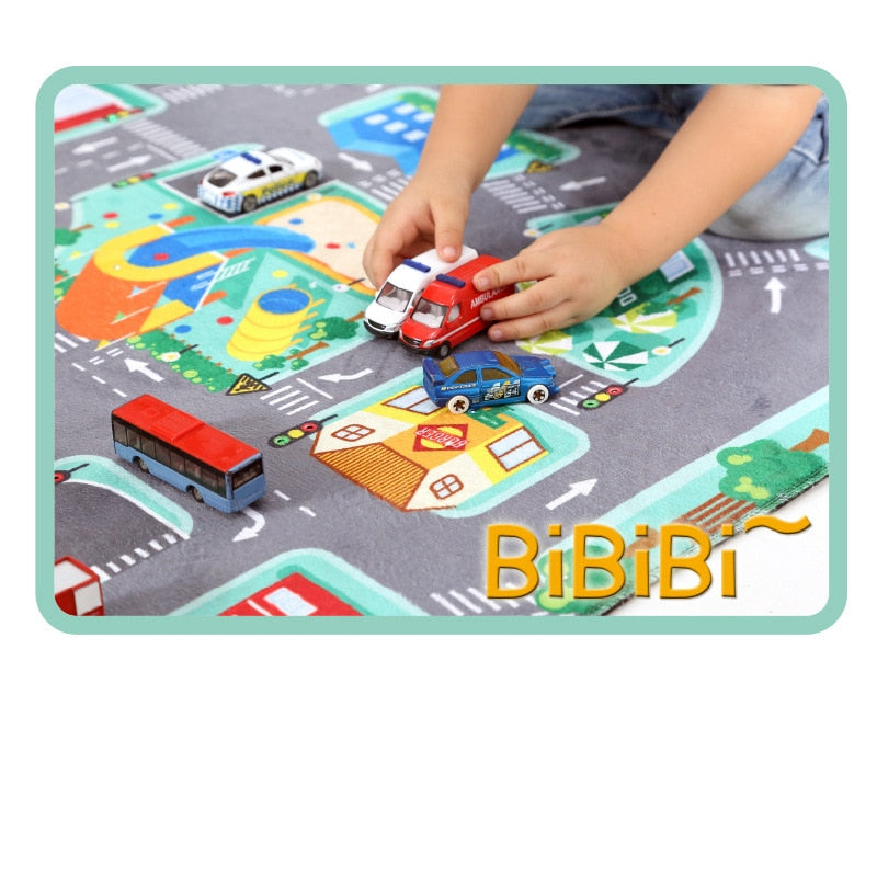 Children Play Mat LED Lighter Rode Rugs For Kid Play Children Carpets Climb Puzzle Present Fashion Floor Mat Car Birthday Gift