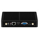 XCY Mini PC sin ventilador Intel Core i7 4500U i5 5200U i3 7100U 300M WiFi Gigabit Ethernet VGA HDMI Pantalla Windows 10 Linux HTPC