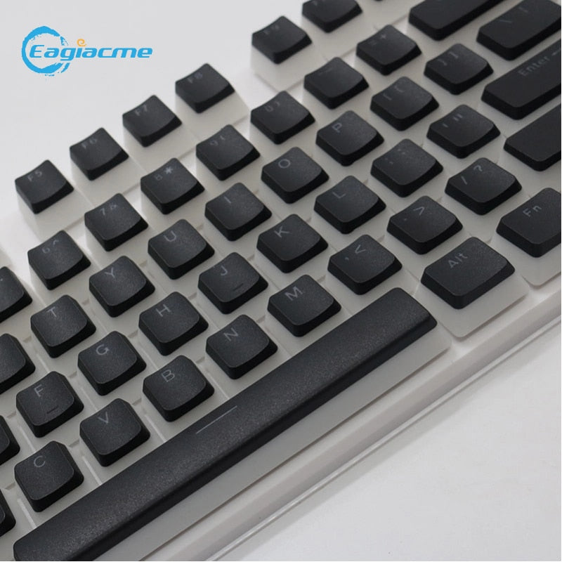 PBT OEM Profile Transaprent Pudding Keycaps Teclado mecánico retroiluminado 108 teclas de doble color Gaming Mechanical Keycap Universal