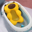 Baby Bath Cushion Portable Newborn Bath Anti-Slip Cushion Seat Infant Floating Bather Bathtub Pad Shower Support Mat Security