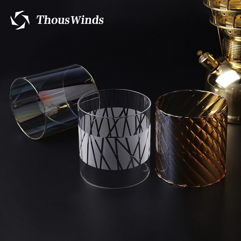 Thous Winds HK500 HK250 HK150 linterna Lámpara de aceite Pantalla de vidrio Lámpara de camping al aire libre Reemplazo de accesorios de linterna de vidrio