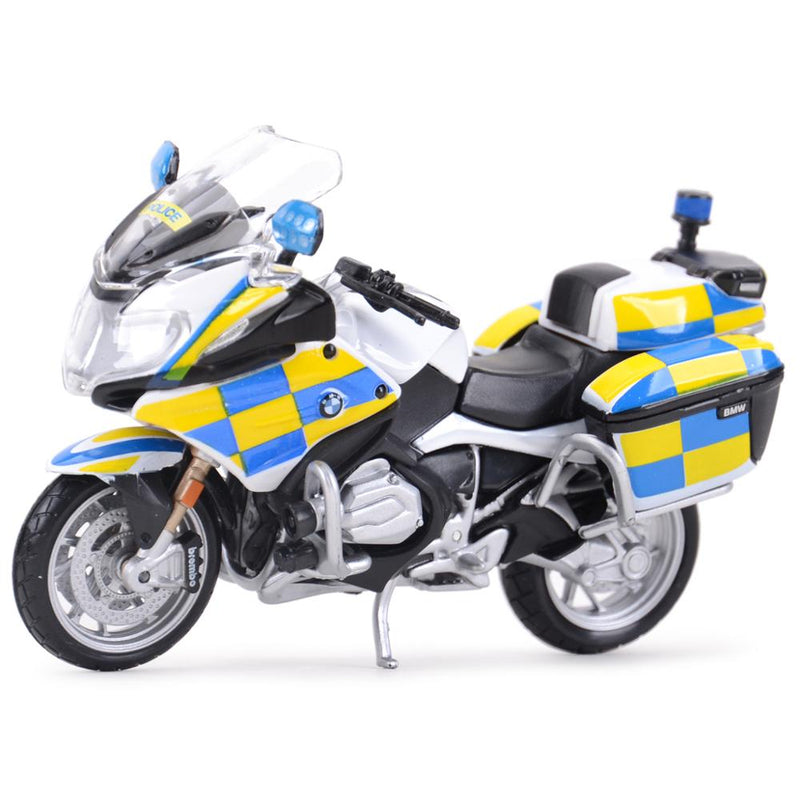 Maisto 1:18 BMW R1200 RT UK Police Die Cast Vehicles Collectible Motorcycle Model Toys
