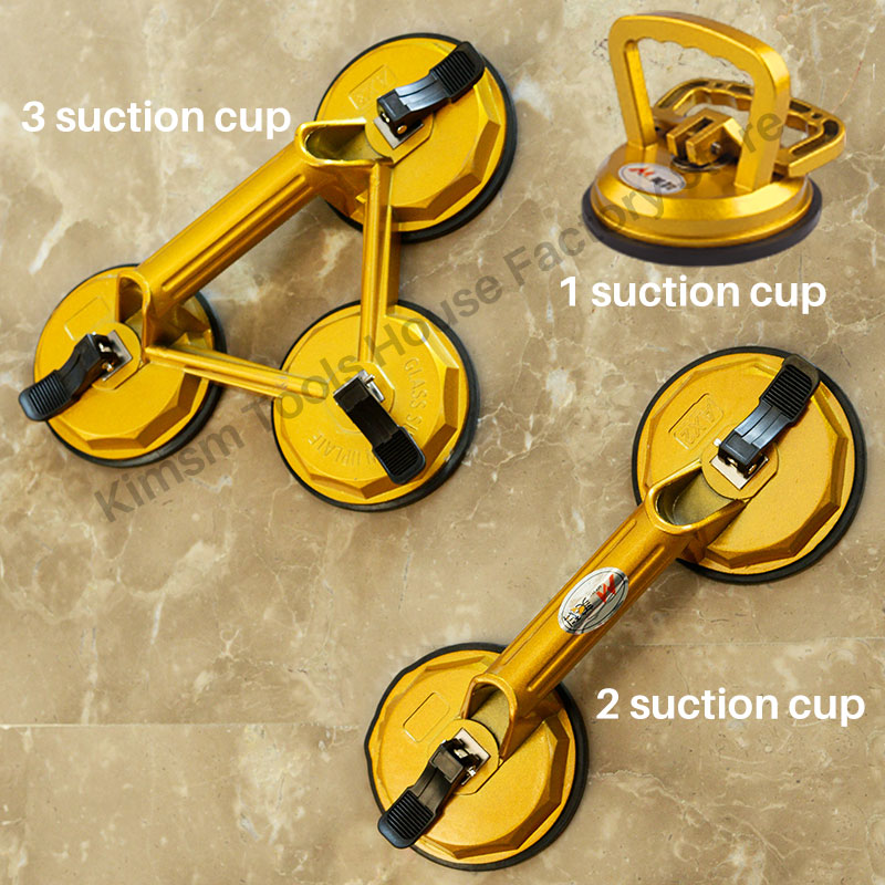 Vacuum Suction Cup Grip Sucker Plate Single Claw Double-claw Three -jaw Suction Puller For Tile  Glass Floor Sucker Lifting Tool