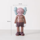 Estatua de oso violento, estatua de oso ordenado con bandeja de Metal, llaves de almacenamiento, dulces, adornos para el hogar Friut, decoración de mesa, decoración de habitación