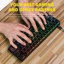 Smart Duck XS61 60% mechanische Tastatur, RGB-Schalter, LED-Software, Typ C, Doubleshot, Tastenkappe, Makroprogramm, Blau, Rot, Braun, Schwarz