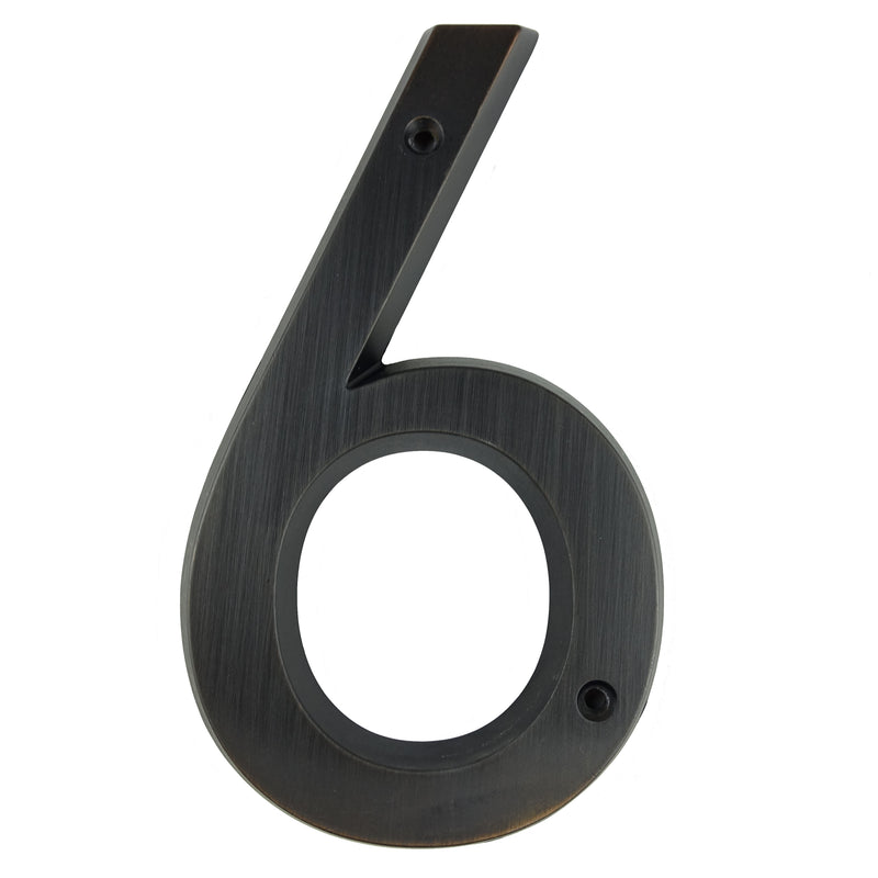 15cm Big 3D Modern House Number Door Números de dirección de casa para House Digital Door Outdoor Sign 6 pulgadas.