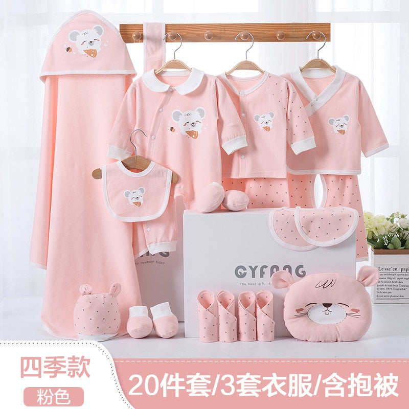 Newborn Clothes Outfits Baby Cotton Infant Clothing Suit Print NewBorn Boys Underwear Set