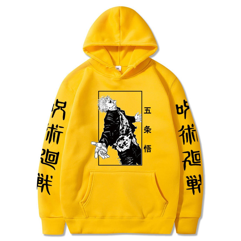 2021 Japanische Anime Hoodies Jujutsu Kaisen Satoru Gojo Graphic Hoodie Sweatshirts Männlich