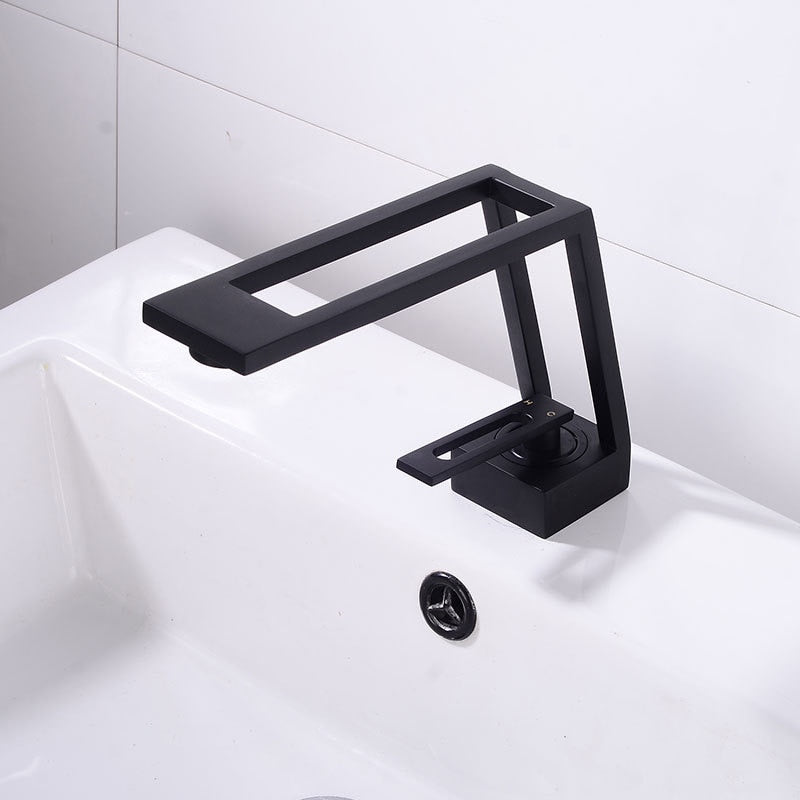 ELLEN Hot Cold Basin Sink Faucet Black Deck Mounted Water Mixer Faucets Bathroom Crane Tap Torneira ELF1409