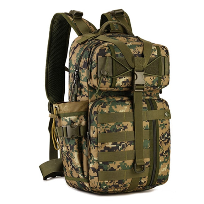 30L Men Tactical Backpack Waterproof Army Shoulder Military Rucksuck Hunting Camping Multi-purpose Molle Hiking Travel Bag XA39D