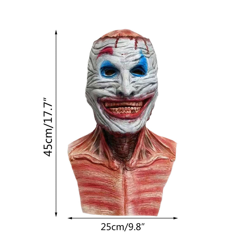 2022 Máscara de cosplay Bloody Horror Skull Head Cover Halloween Máscara rasgada de doble capa Máscara facial Máscara anónima