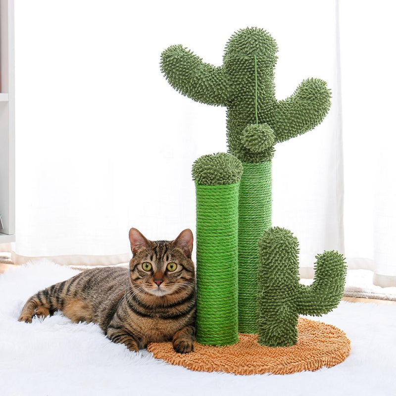 Dropshipping Adäquater Cactus Cat Kratzbaum mit Sisalseil Cat Scratcher Cactus für Klettergerüst für junge und erwachsene Katzen