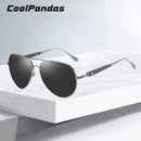 CoolPandas, gafas de sol de piloto de la mejor marca, gafas de sol polarizadas para hombre 2020, gafas de conducción antideslumbrantes, gafas de sol para hombre