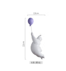 Nordic Creative balloon Polar bear Wall decoration Wall mount Decorative accessories Home living room Background wall hanging