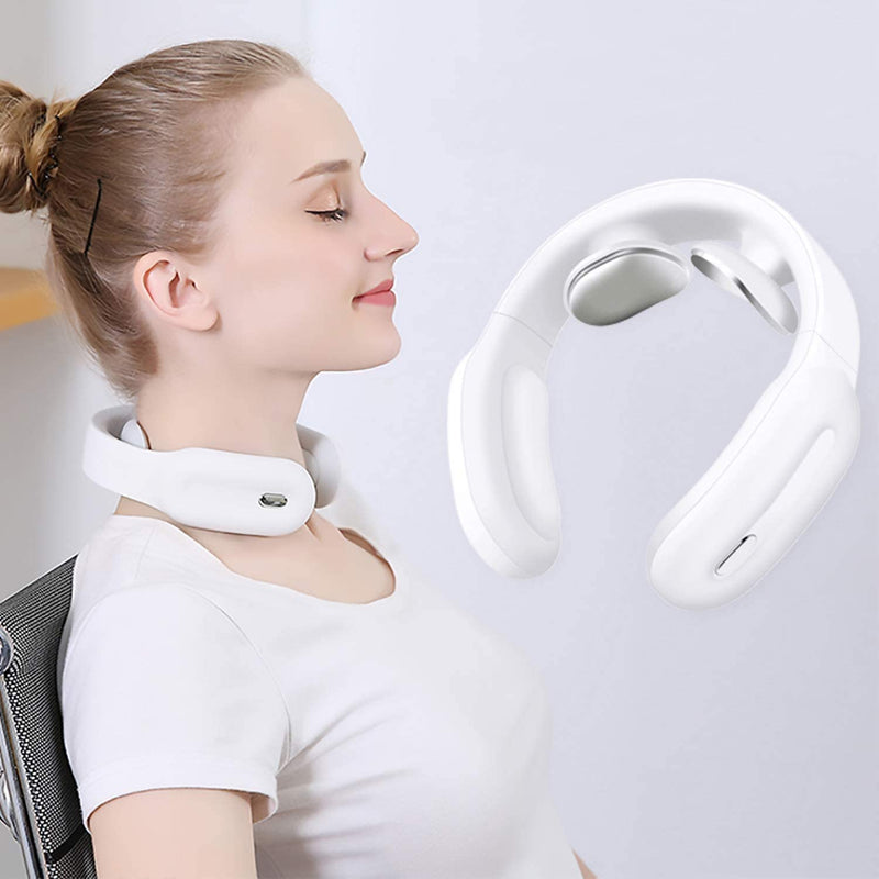 Electric Neck Massager Massage Pain Relief Tool Health Care Relaxation Cervical Vertebra Physiotherapy