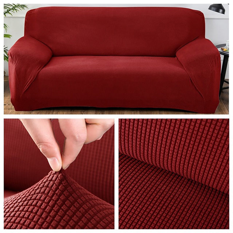 Polar-Fleece-Stoff Universal-Sofabezug Euro-Sofabezüge für Wohnzimmer Stretch-Schnitt-Ecksofa-Abdeckung Plaids auf dem Sofa