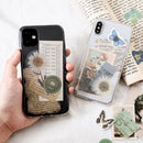 Journamm 15pcs Vintage Cards for Phone Deco Retro Stationery Supplies Plant Paper Junk Journal Label Scrapbooking Material