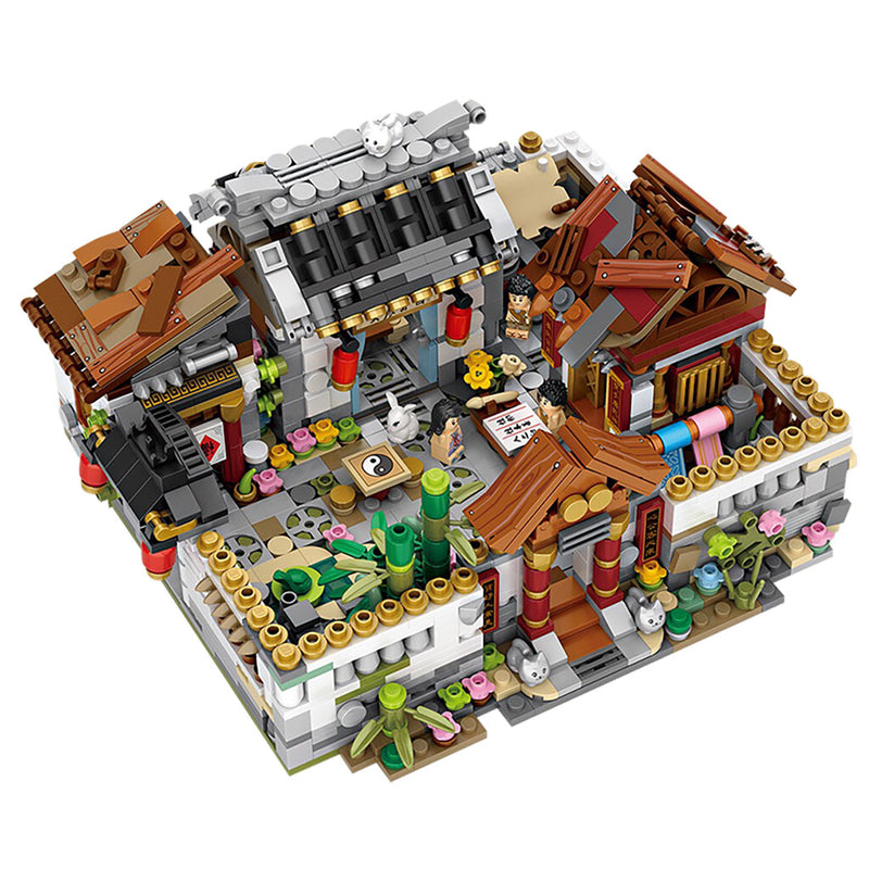 LOZ Mini Block Mini Chinatown China Street Chinese Tradition Special Model DIY Assembly Toys for Children Educational Anime