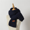 DRESSUUP Marca Mujeres Bufanda de Invierno Cálido Sólido Largo Bufandas Hechas A Mano Bufandas Mujer Foulard Femme Hijab