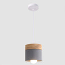 Nordic Minimalist E27 LED chandelier modern home decor wood indoor lighting bedroom living room study hanging lamp pendant light