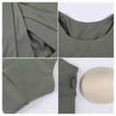 Nepoagym LUCKY XS a XL Talla Sujetador deportivo de realce para mujer Sujetador deportivo de alto impacto Sujetador corto supersuave Sujetador deportivo para mujer