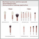 Jessup Beauty Makeup Brushes Kit 15pcs Natural-synthetic Hair pinceau maquillage Blending Powder Liner Cosmetics Tool T222