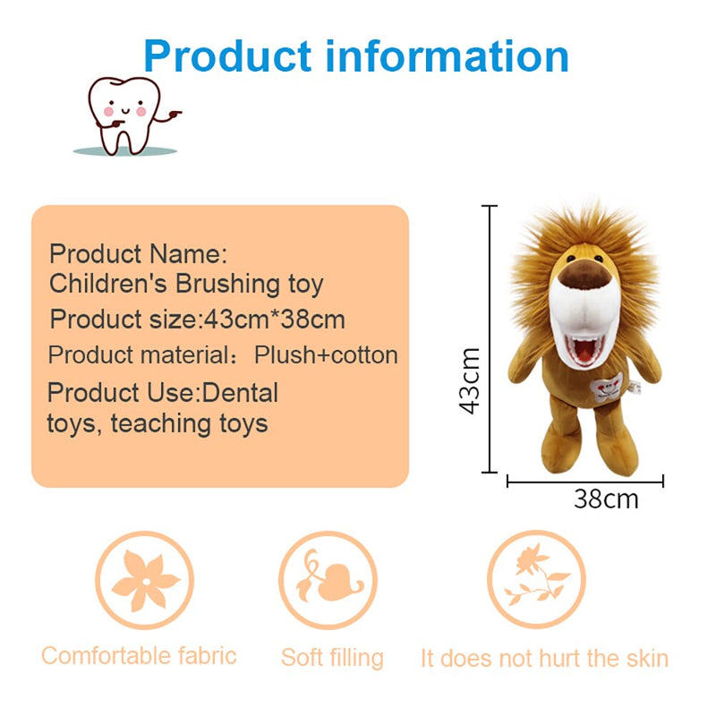 Dental Plüsch Puppen Stofftier Cartoon Weihnachten Spielzeug für Kinder lernen Bürsten pädagogische Stofftiere Zahnmedizin Zahnarzt Geschenk