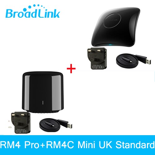 Broadlink RM Pro RM4 RM4C Mini IR+RF+4G Universal Intelligent Remote Controller For Ios Android Google Home Alexa