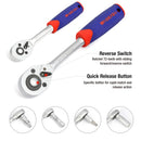 WORKPRO 108PC Car Repair Tool Set Auto Repair Tool Kits Sockets Set Bit Set Ratchet Spanners Wrench