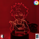 Luz Led para decoración de dormitorio de niños, luz de noche Led Hxh, regalo de Anime, lámpara 3d de neón acrílico, Navidad, cumpleaños, Killua, regalo de Año Nuevo DIY