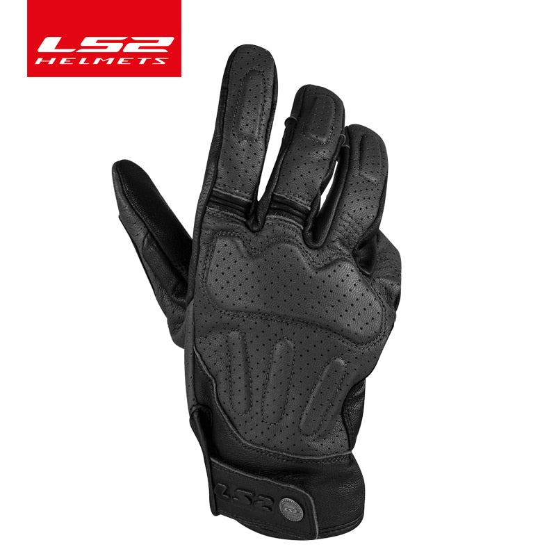 Guantes de motociclismo LS2 ls2 MG-004 guantes protectores cómodos resistentes al desgaste para pantalla táctil de motocicleta