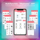 Phomemo Mini Printer M02 Thermal Sticker Label Machine Handheld Wireless Pocket Photo Print for Android IOS Phone Printing