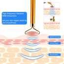 2 in 1 Electric Jade Roller Natural Rose Quartz Vibrating Massager Face Lift Slimming Wrinkle Removal Skin Tightening