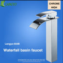 BECOLA Bathroom Faucet Basin Faucet Black Antique Brass European Style Tap Waterfall Faucet Free Shipping LT-503J