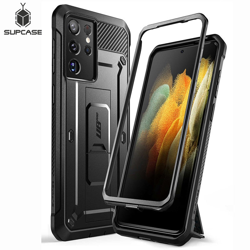 SUPCASE For Samsung Galaxy S21 Ultra Case (2021 Release) 6.8&quot; UB Pro Full-Body Holster Cover WITHOUT Built-in Screen Protector