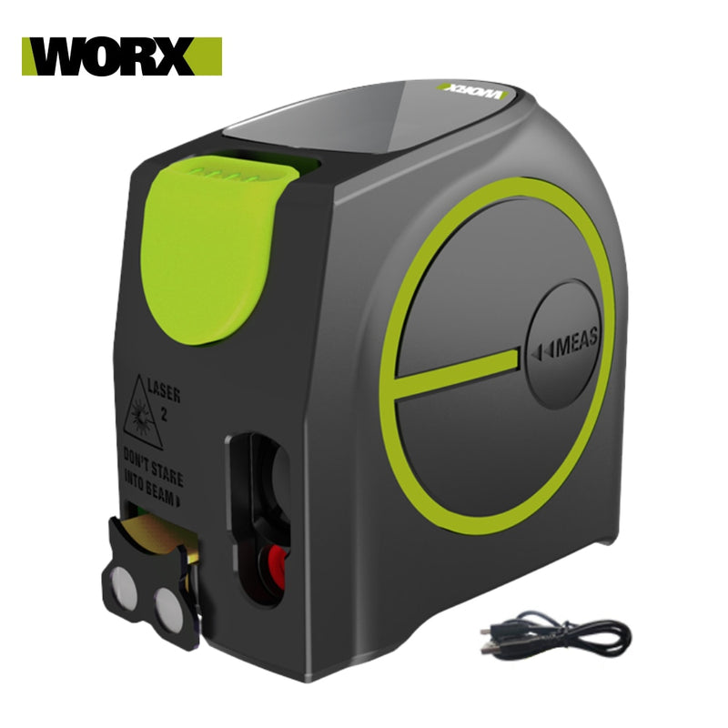 Worx Laser Distance Meter WE085 40M Rangefinder Electronic Roulette Laser Digital measure trena metro Laser Tape Rangefinder