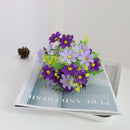 Silk Daisy Artificial Flowers High Quality Bouquet Autumn Wedding Home Decoration Small Fake Flowers Fall Office Arrangement