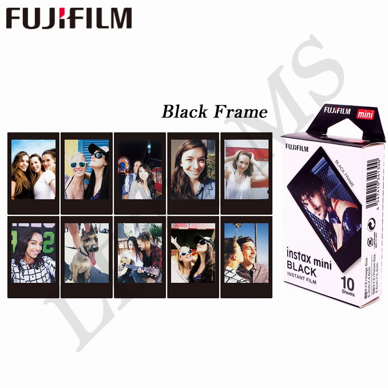 Fujifilm Instax Mini película marco de fotos opcional 10-100 hojas de papel fotográfico para Instax Mini 9 8 11 Instant Mini 70 90 cámara de película