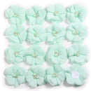 240PCS 5.5cm 2" Pearl Cluster Rhinestone Center Chiffon Hair Flower Hand Sewing Flower Boutique For Baby Headbands