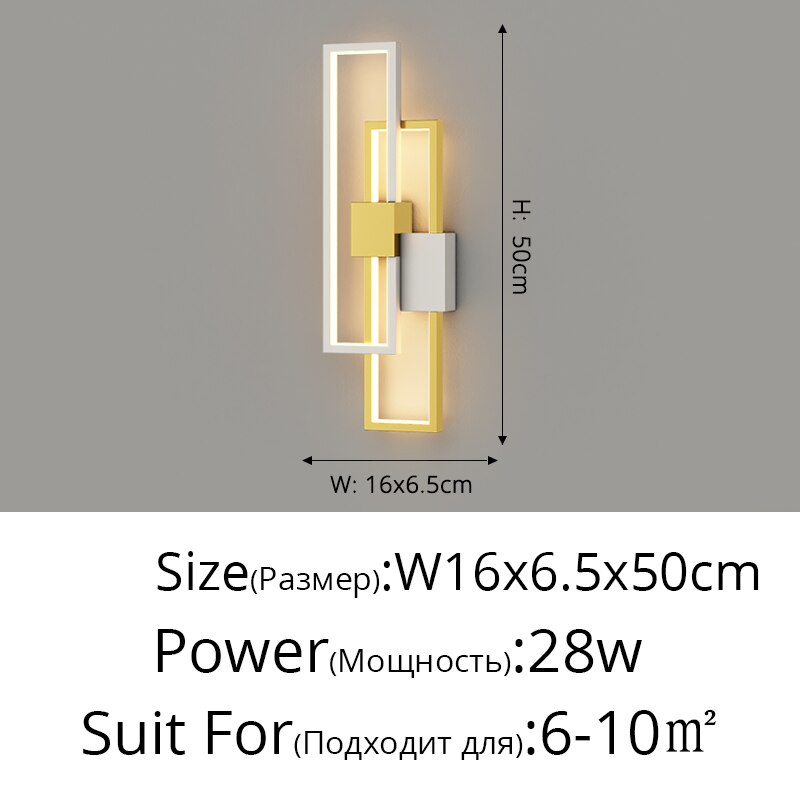 Moderne LED-Wandleuchten für das Bett Wohnzimmer Schlafzimmer Studie Neue Innenleuchten Luminaria Leuchte Hintergrund AC90-260V