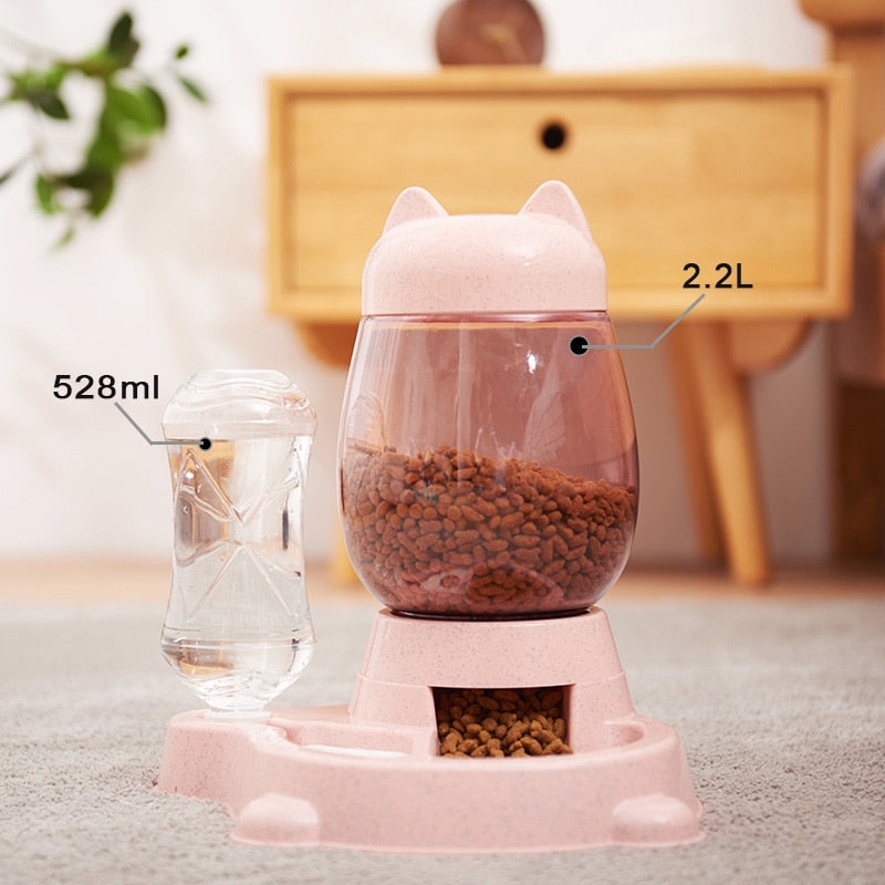 4 Style Pet Cat Bowl Dog for Cats Feeder Bowls Kitten Automatic Drinking Fountain 1.5L Capacity Puppy Feeding Waterer Products
