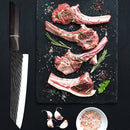 XITUO cuchillo de Chef de acero de alto carbono Kiritsuke 440C acero forjado a mano antiadherente cuchillo de cocina cuchillo de cocina mango de ébano