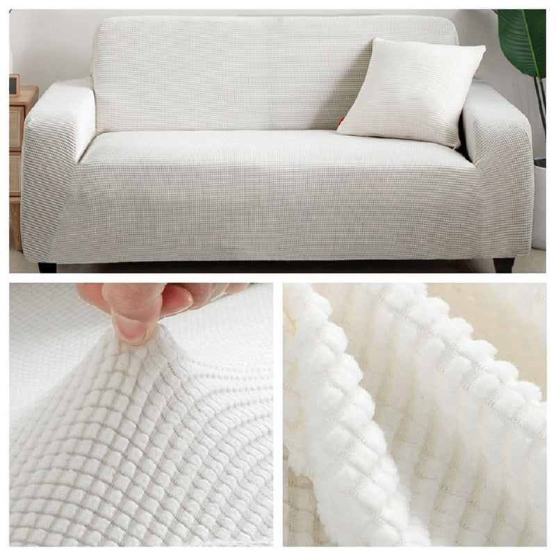 Polar Fleece Fabric Universal Sofa Cover Euro Sofa Covers For Living Room Stretch Sectional Corner Sofa Cover Plaids On The Sofa