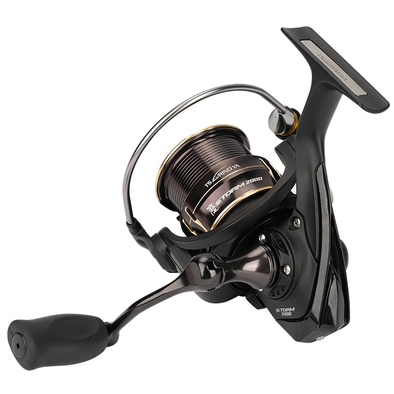 Carrete de pesca giratorio TSURINOYA ST 2000S 2500S 3000S 7kg potencia de arrastre ultraligero de fundición larga carrete poco profundo Lucio rueda de pesca de lubina