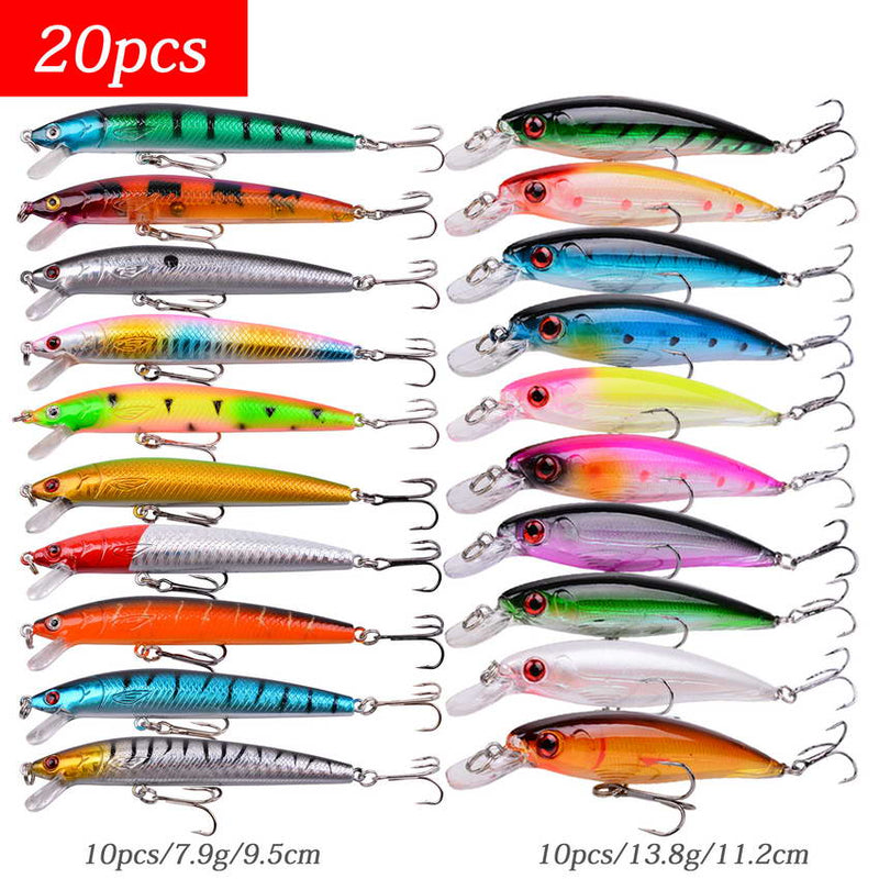 Almighty Mixed Fishing Lure Kits Wobbler Crankbait Swimbait Minnow Hard Baits Spiners Carp Bait Set Fishing Tackle