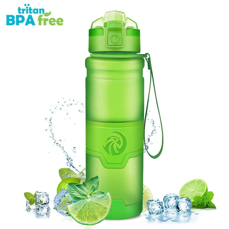 ZORRI Bottle For Water Protein Shaker Portable Motion Sports Water Bottle Bpa Free Eco-Friendly  Sports Camping Hiking Gourde