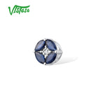 VISTOSO Gold Pendant For Women Genuine 14K 585 Yellow/Rose/White Gold Emerald/Ruby/Sapphire Diamond Engagement Gift Fine Jewelry